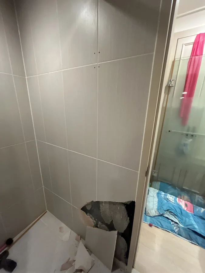 어린이집 화장실 리모델링 전 사진